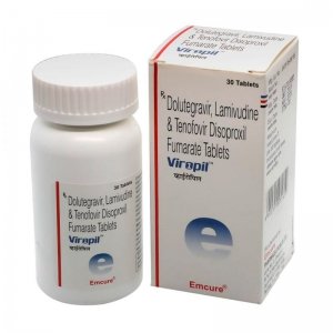 Viropil | Виропил (Долутегравир 50мг + Ламивудин 300мг + Тенофовир ТДФ 300мг)