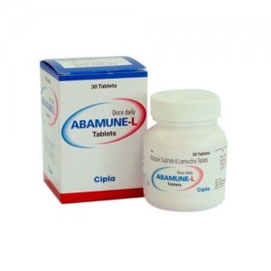 Abamune-L (Abacavir 600mg, Lamivudine 300mg) generic Kivexa