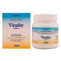 Viraday (Emtricitabine 200mg, Tenofovir 300mg, Efavirenz 600mg) generic Atripla