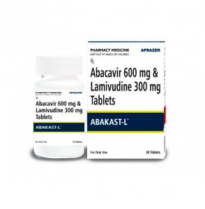 Abakast (Abacavir 600mg + Lamivudine 300mg) Kivexa generic