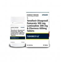 Tudobest-LE (Tenofovir 300mg, Lamivudine 300mg, Efavirenz 600mg)