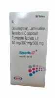 Xapavir LT (Tenofovir 300mg + Lamivudine 300mg + Dolutegravir 50mg)